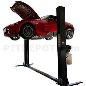 画像: 【NSKJAX】 耐震仕様 新2柱リフト 3,500kg 全アーム3段採用 家庭用電源対応品 (200V単相) 【1年保証】《国内仕様》